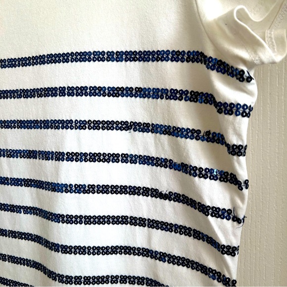 Ann Taylor Stripe Short Sleeve Short Size M - Picture 5 of 5